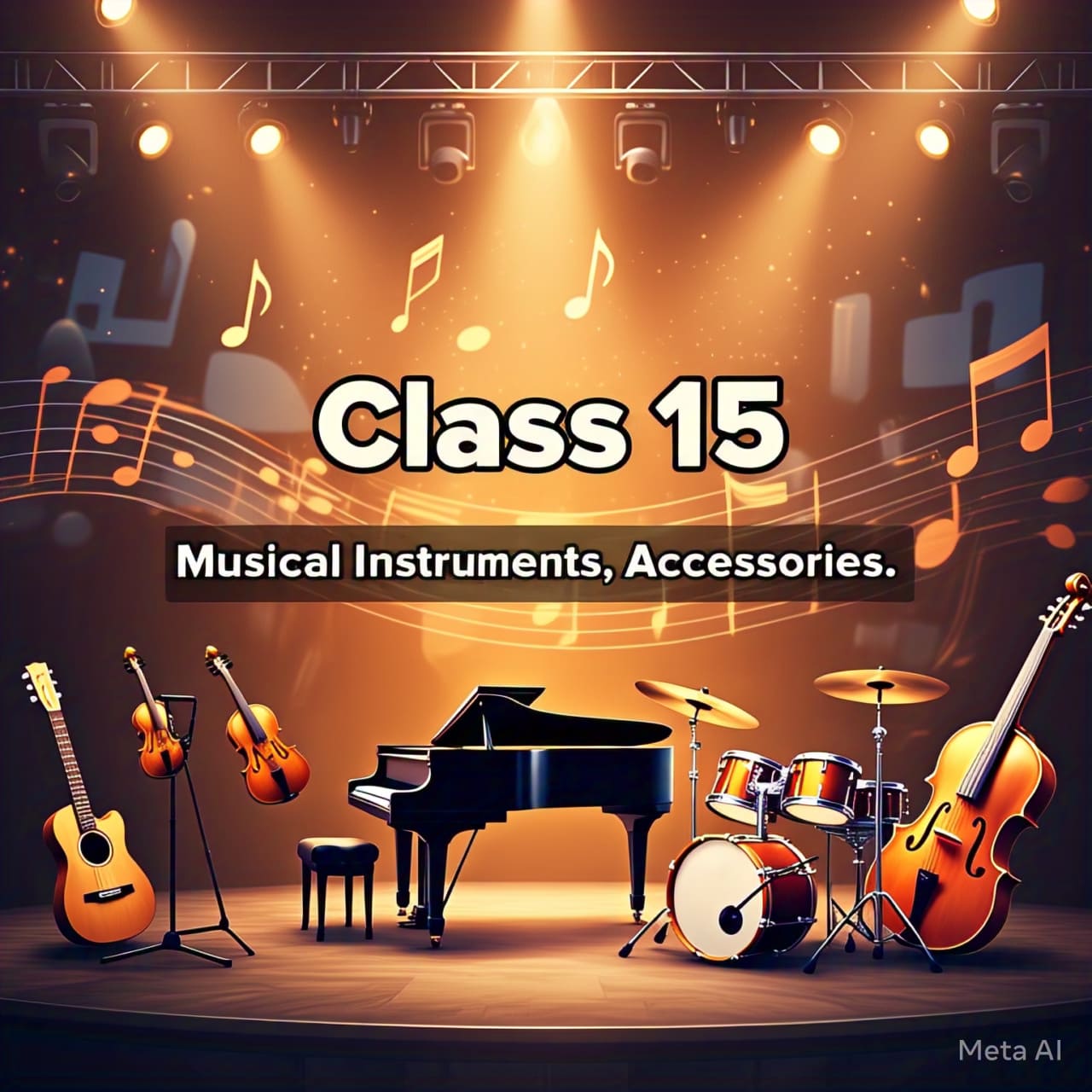 Trademark Class 15 - Musical instruments and accessories