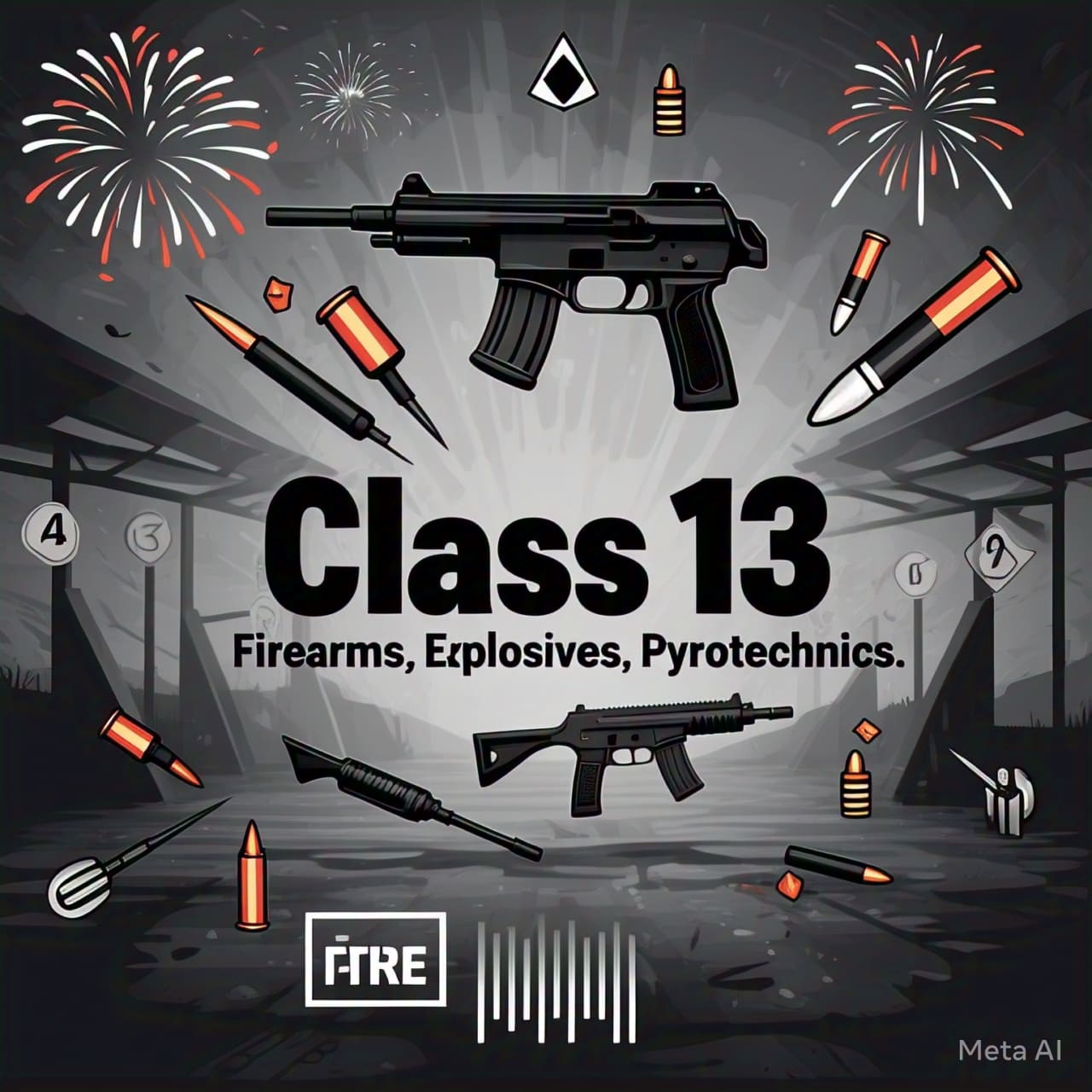 Trademark Class 13 - Firearms and explosives