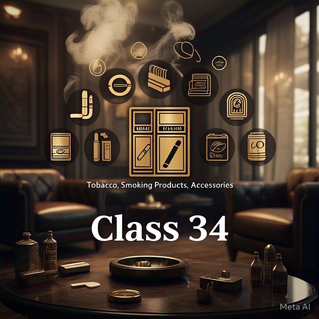 Trademark Class 34 - Tobacco products and smoking accessories