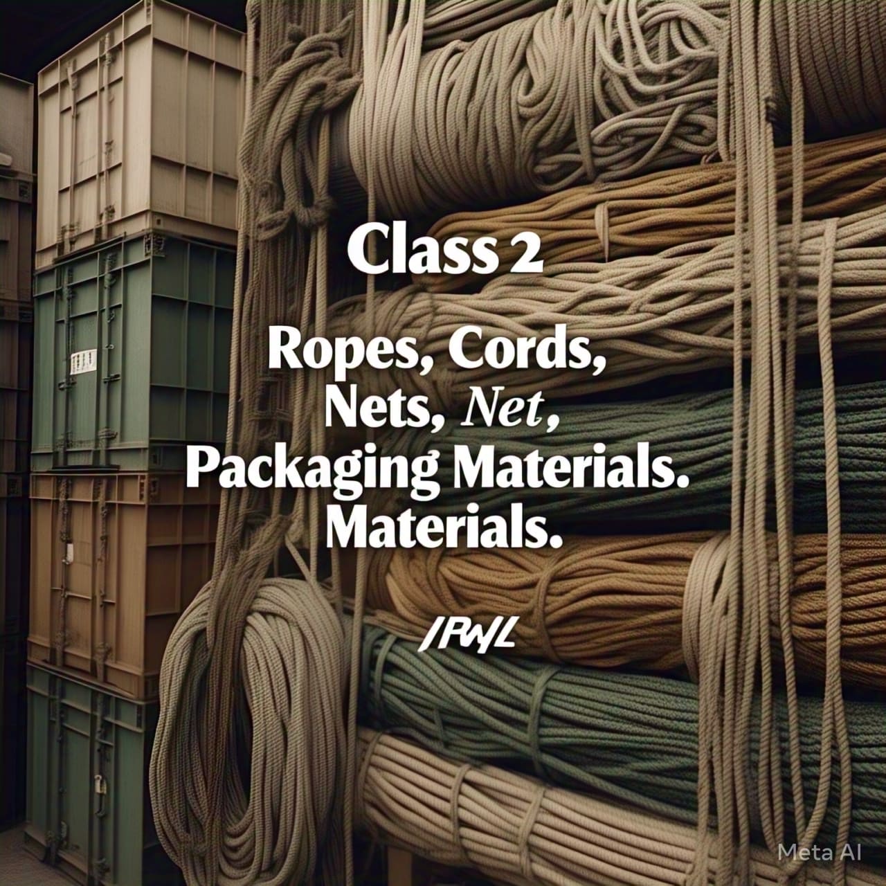 Trademark Class 22 - Ropes, nets, and textile materials