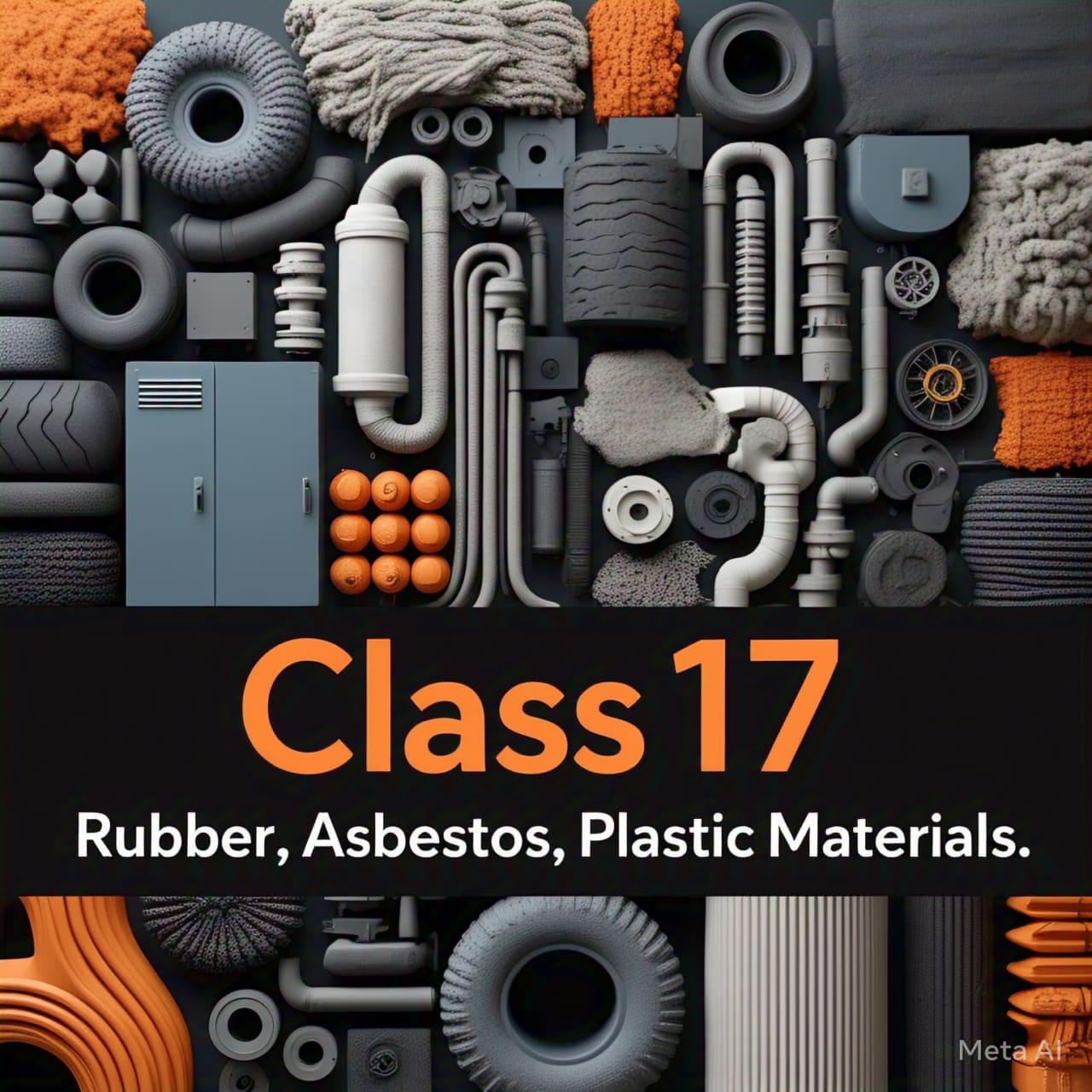 Trademark Class 17: Rubber, plastic, and insulation materials