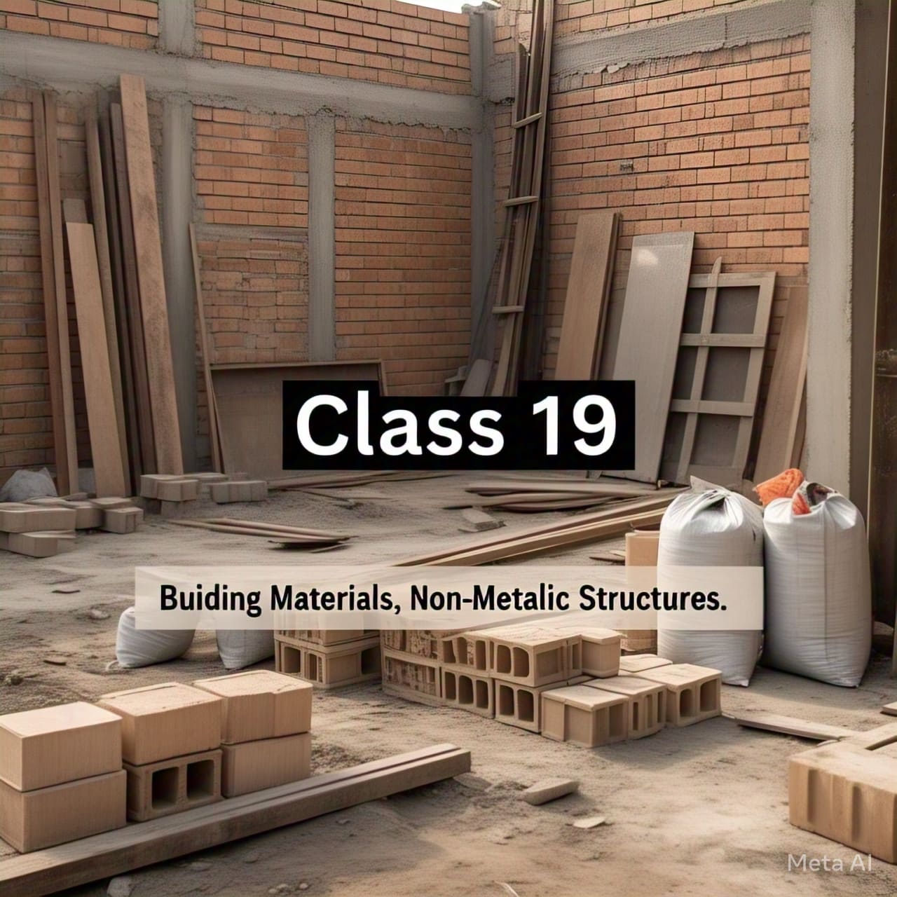 Trademark Class 19 - Building materials and non-metal structures